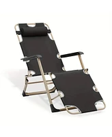 deck chair black