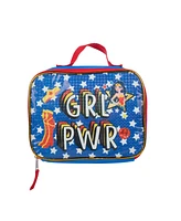 Dc Comic Book Wonder Woman Backpack & Lunch Box Set