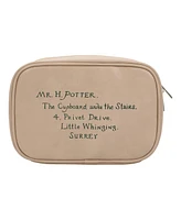 Harry Potter Hogwarts Letter Cosmetic And Toiletries Bag