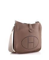 Pre-Owned Hermes Gm Evelyne Bag Gen Ii Clemence