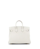 Pre-Owned Hermes Birkin Handbag Light Togo with Gold Hardware