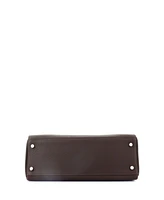 Pre-Owned HERMES Kelly Handbag Clemence with Palladium Hardware
