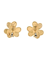 Pre-Owned Van Cleef & Arpels Large Frivole Stud Earrings 18K Gold with Diamonds