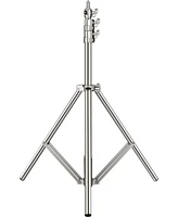 Neewer 79"/2m Stainless Steel Light Stand, Spring Cushioned Heavy Duty Photography Tripod Stand with 1/4” to 3/8” Universal Screw A