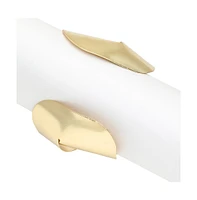 Sohi Gold-Plated Handcuff Contemporary Bracelet