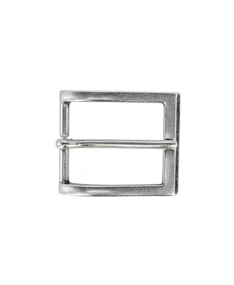 Trafalgar Men's 35mm Solid Brass Italian Classic Arched Rectangular Harness Belt Buckle