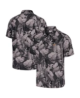 Tommy Bahama Men's Black Texas Longhorns Coast Nuevo Fronds Camp Button-Up Shirt