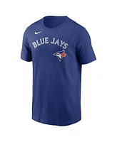 Nike Men's Royal Toronto Blue Jays Team Wordmark T-Shirt