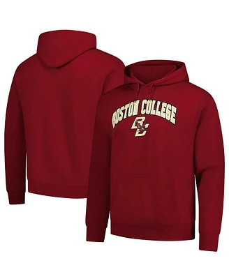 Fanatics Unlabeled Men's Maroon Boston College Eagles Fleece Pullover Hoodie