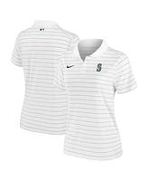 Nike Women's White Seattle Mariners Authentic Collection Victory Performance Polo Shirt