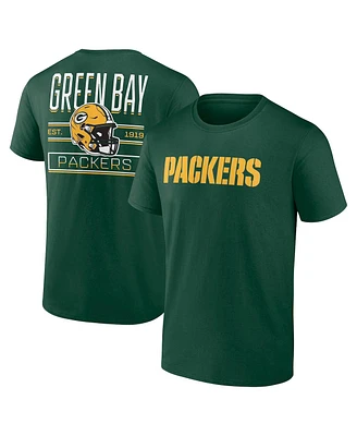 Fanatics Men's Green Green Bay Packers Fundamentals T-Shirt