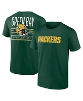 Fanatics Men's Green Green Bay Packers Fundamentals T-Shirt