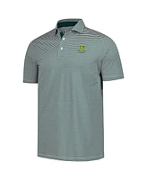 Puma Men's Hunter Green John Deere Classic Isle Pique Polo Shirt