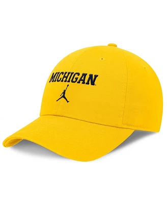 Jordan Men's Maize Michigan Wolverines Club Tri-Glide Adjustable Hat