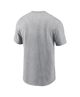 Nike Men's Heather Gray Carolina Panthers Local Essential T-Shirt