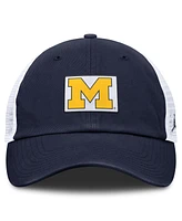 Jordan Men's Navy/White Michigan Wolverines Primetime Club Trucker Adjustable Hat