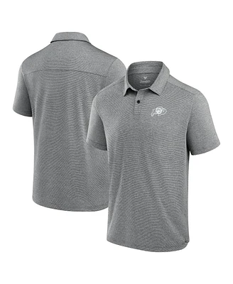 Fanatics Men's Charcoal Colorado Buffaloes Performance Polo Shirt