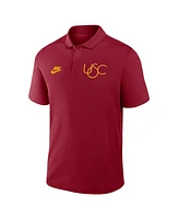 Nike Men's Cardinal Usc Trojans Primetime Victory Legacy Vault Logo Performance Polo Shirt
