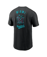 Nike Men's Black Miami Marlins 2025 City Connect T-Shirt