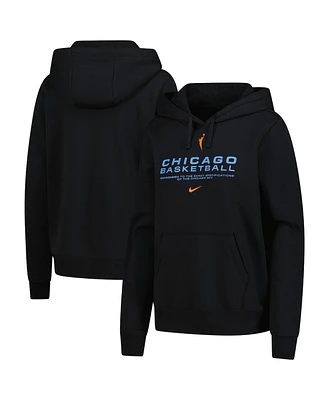 Nike Women's Black Chicago Sky Club City Pullover Hoodie