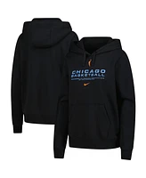 Nike Women's Black Chicago Sky Club City Pullover Hoodie
