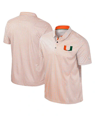 Colosseum Men's Orange Miami Hurricanes Big Tall Marty Rival Polo Shirt