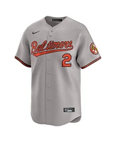 Nike Men's Gunnar Henderson Gray Baltimore Orioles Road Limited Player Jersey