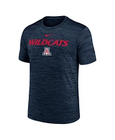 Nike Men's Navy Arizona Wildcats 2025 Sideline Velocity Performance T-Shirt