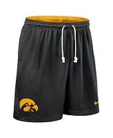 Nike Men's Black/Gold Iowa Hawkeyes 2025 Sideline Reversible Performance Shorts