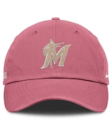 Nike Men's and Women's Pink Miami Marlins Club Adjustable Hat