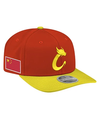 New Era Men's Red China Baseball 2026 World Baseball Classic 9SEVENTY Stretch-Snap Hat