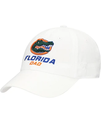 Top of the World Men's White Florida Gators Staple Dad Adjustable Hat