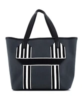 Pre-Owned Hermes Pursangle Tote Canvas with Leather