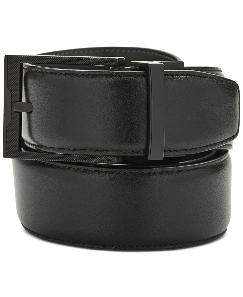 Perry Ellis Portfolio Men's Black Stanely Belt