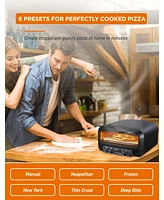 Commercial Chef Indoor Electric Pizza Oven, Includes Pizza Stone & Shovel