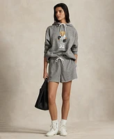 Polo Ralph Lauren Women's Bear Fleece Hoodie Sweatshirt