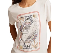 Lucky Brand Women's Surf Queen Cotton Classic Crewneck T-Shirt