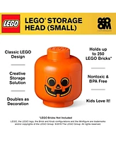 Lego Small Storage Head | Pumpkin | Orange