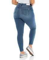 Slink Jeans Plus Denim Mid Rise Slim 30" inseam