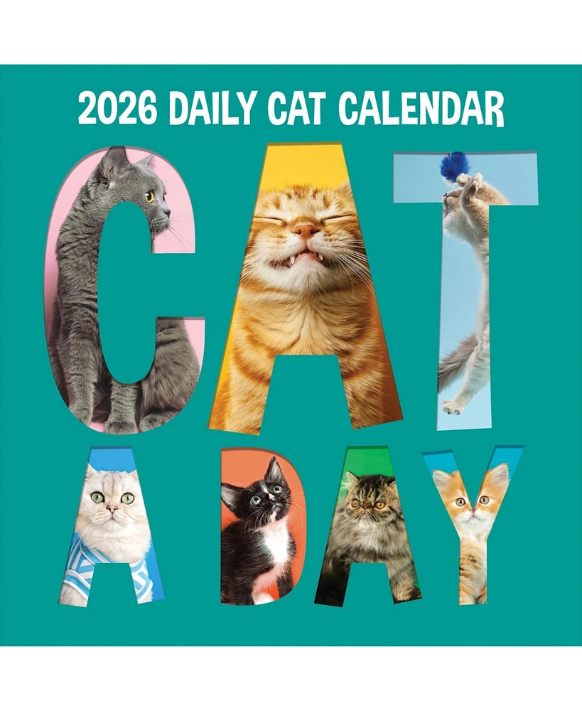 2026 Cat-a-Day Wall Calendar