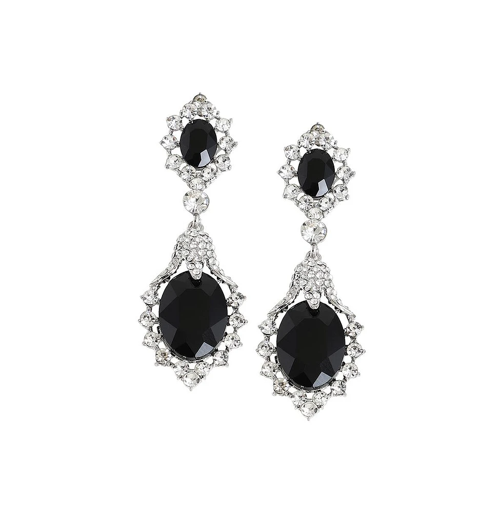 Sohi Silver-Plated Drop Earrings