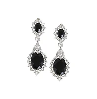 Sohi Silver-Plated Drop Earrings