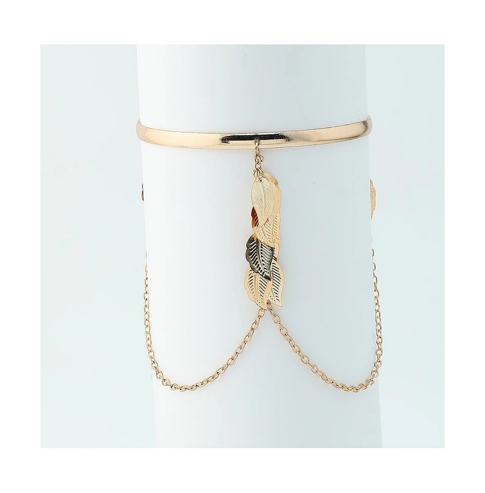 Sohi Gold-Plated Swirl Armlet