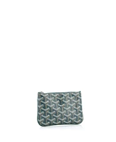 Pre-Owned Goyard Mini Senat Zip Pouch Coated Canvas