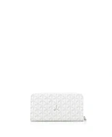 Pre-Owned Goyard Matignon Zip Wallet Coated Canvas with Leather