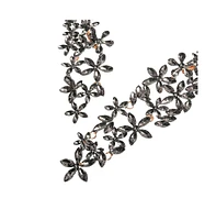 Sohi Crytstal-Cluster Statement Necklace
