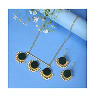 Sohi Abstract-Stone Jewellery Set