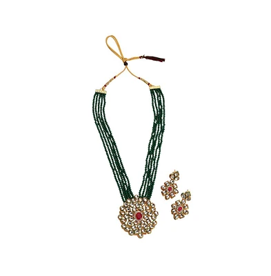 Sohi Stone-Block Jewellery Set
