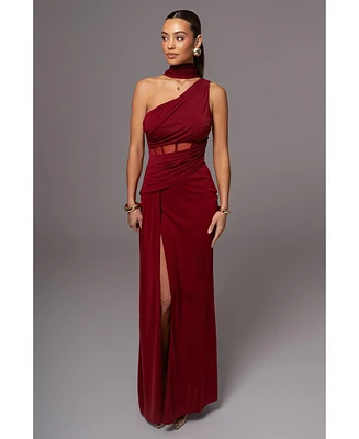 Jluxlabel Women's Naida Drape Maxi Dress