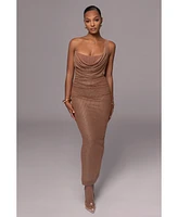 Jluxlabel Women's Hot Fix Krishna Maxi Dress